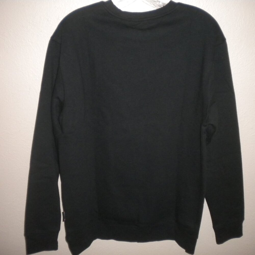 Quiksilver Men's Size Small Black Crew Neck Sweatshirt NWT - Picture 5 of 5